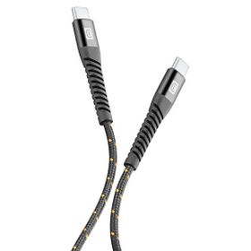 Cellularline Usb-C TO Usb-C - Tetracabc2C1Mk Tetra Force Extreme Ultra Dayanıklı Kevlar Kablo