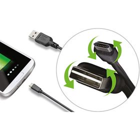 Celly Çift Yönlü Micro USB Kablosu
