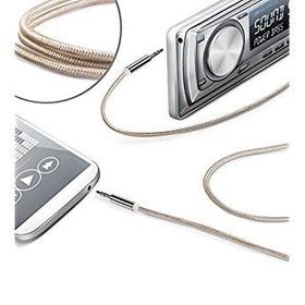 Celly LINEIN35TEXBK 3.5 mm Siyah Örgü Ses Kablosu