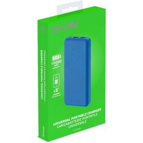 Celly PBE10000BL 10000 mAh Mavi Powerbank