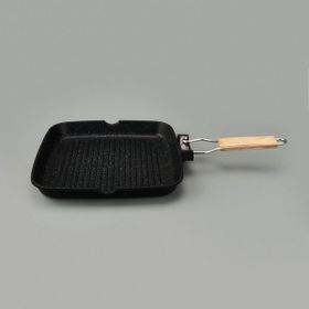 Cem 28x28 cm Gri Döküm Grill Tava