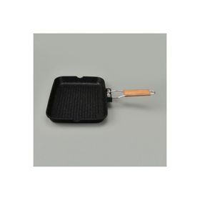 Cem 34x24 CM Gri Döküm Grill Tava