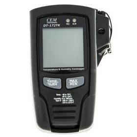 Cem DT-172TK K Tipi Çift Termometreli Sıcaklık ve Nem Data Logger