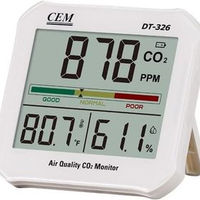 Cem DT-326 Hava Kalitesi ve Karbondioksit Ölçer