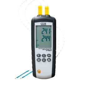 Cem DT-3891F 2 Kanallı Termokupl Sıcaklık Data Logger