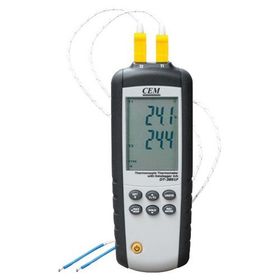Cem DT-3891F 2 Kanallı Termokupl Sıcaklık Data Logger