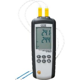 Cem DT-38F 2 Kanallı Datalogger Sıcaklık Kayıt Cihazı