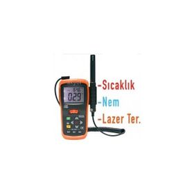 Cem DT-616CT Sıcaklık ve Nem Ölçer + Kızılötesi Termometre