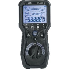 CEM DT-6505 Yalıtım Test Cihazı ve True RMS Multimetreli Yüksek Çözünürlüklü Mikro-Ohmmetre