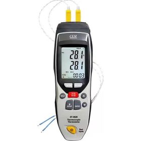 Cem DT-852B Dijital Çift Girişli Termokupl Termometre Datalogger