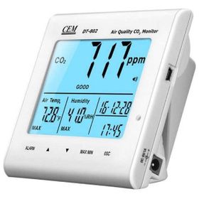 Cem İnstruments DT-802 Hava Kalitesi Ölçüm Cihazı Karbondioksit Ölçer
