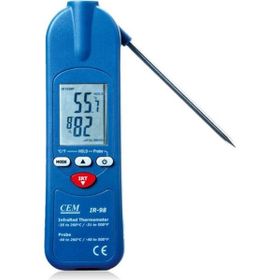 Cem IR98 Problu ve Kızılötesi Ölçer Gıda Termometresi