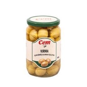 Cem Kırma Yeşil Zeytin 400 gr 121-140 Ad/kg