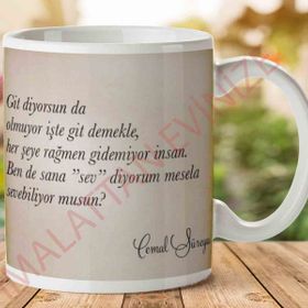 Cemal Süreya Git Diyorsun Da Kupa Bardak