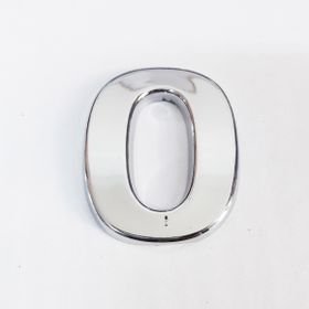 Cemax 3.75 cm Krom Yapışkanlı 0 Rakamı
