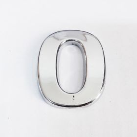 Cemax 3.75 cm Krom Yapışkanlı 0 Rakamı