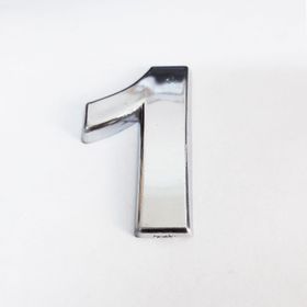 Cemax 3.75 cm Krom Yapışkanlı 1 Rakamı