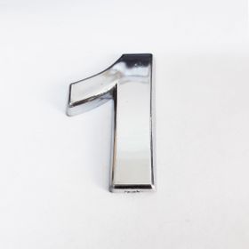 Cemax 3.75 cm Krom Yapışkanlı 1 Rakamı