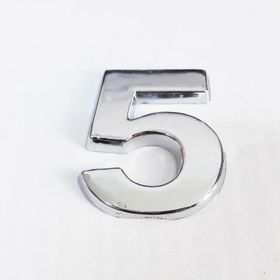 Cemax 3.75 cm Krom Yapışkanlı 5 Rakamı