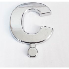 Cemax 3.75 cm Krom Yapışkanlı C Harfi