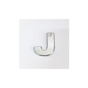 Cemax 3.75 cm Krom Yapışkanlı J Harfi