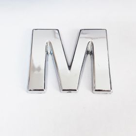 Cemax 3.75 cm Krom Yapışkanlı M Harfi