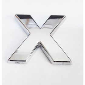 Cemax 3.75 cm Krom Yapışkanlı X Harfi