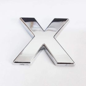 Cemax 3.75 cm Krom Yapışkanlı X Harfi