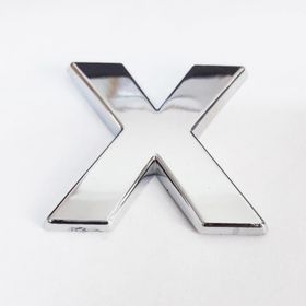 Cemax 3.75 cm Krom Yapışkanlı X Harfi