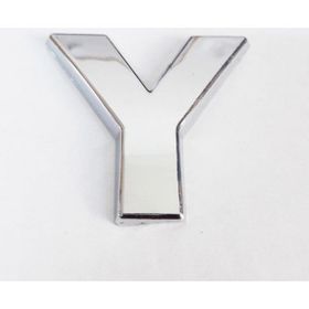 Cemax 3.75 cm Krom Yapışkanlı Y Harfi