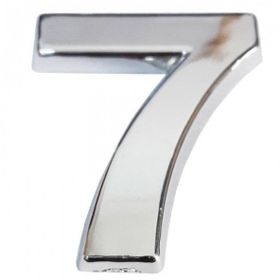 Cemax 5 cm Krom Yapışkanlı 7 Rakamı