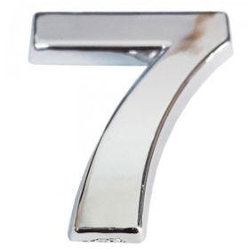 Cemax 5 cm Krom Yapışkanlı 7 Rakamı