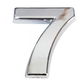 Cemax 5 cm Krom Yapışkanlı 7 Rakamı