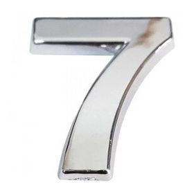 Cemax 5 cm Krom Yapışkanlı 7 Rakamı