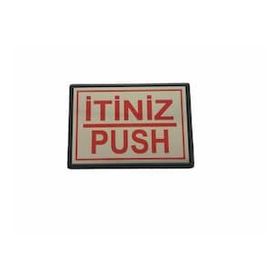 Cemax Büyük 13x8,5 cm İtiniz Push Yönlendirme Levhası