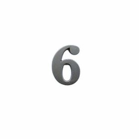 Cemax İtalik 5 cm Saten Yapışkanlı 6 Rakamı