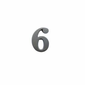 Cemax İtalik 5 cm Saten Yapışkanlı 6 Rakamı
