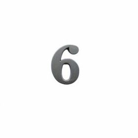Cemax İtalik 5 cm Saten Yapışkanlı 6 Rakamı