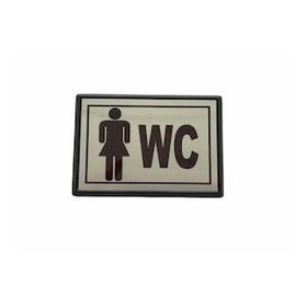 Cemax Küçük 10x7 cm Bayan WC Yönlendirme Levhası