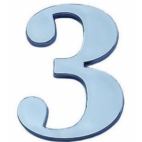Cemax Villa Boy 8,5 cm Yapışkanlı 3 Rakamı