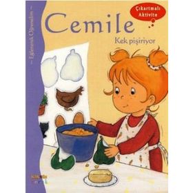 CEMILE KEK PİŞİRİYOR - ÇIKARTMALI AKTIVITE - ALINE DE PÉTINGY