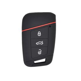 CemOto Anhtklfplt Volkswagen Skoda Seat Silikon Anahtar Kılıfı
