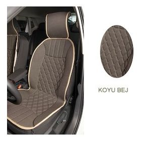 CemOto Klmny533 Elegance 2'li Set Koyu Bej Minder