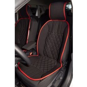 CemOto Klmny536 Elegance 2'li Set Siyah Kırmızı Minder