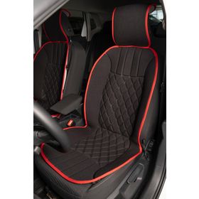 CemOto Klmny536 Elegance 2'li Set Siyah Kırmızı Minder