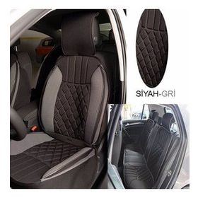 CemOto Klmny542 Elegance Siyah Gri 5'li Set Minder
