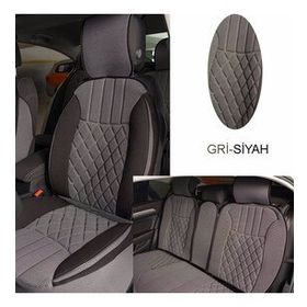 CemOto Klmny543 Elegance Gri Siyah 5'li Set Minder