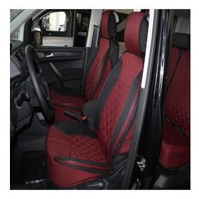 CemOto Klmny546 Elegance Kırmızı Siyah 5'li Set Minder