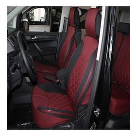 CemOto Klmny546 Elegance Kırmızı Siyah 5'li Set Minder