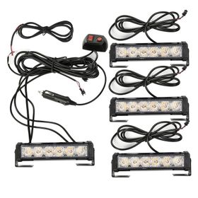 CemOto Lapa196 Powerledli 4lü Sarı Beyaz 12 24 V Çakar Lamba